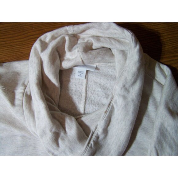 Pure Jill Tunic Top Cozy Athleisure Pullover Tan Medium Petite - Picture 7 of 11